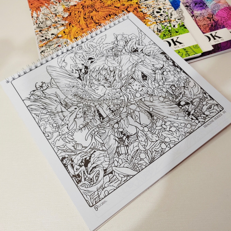 دفتر رنگ آمیزی بزرگسال 30 برگ کد 2